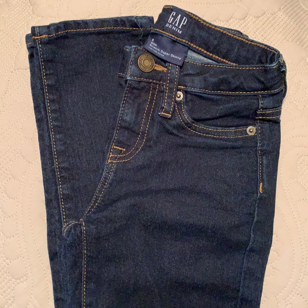 Gap denim slim stretch super skinny jeans
